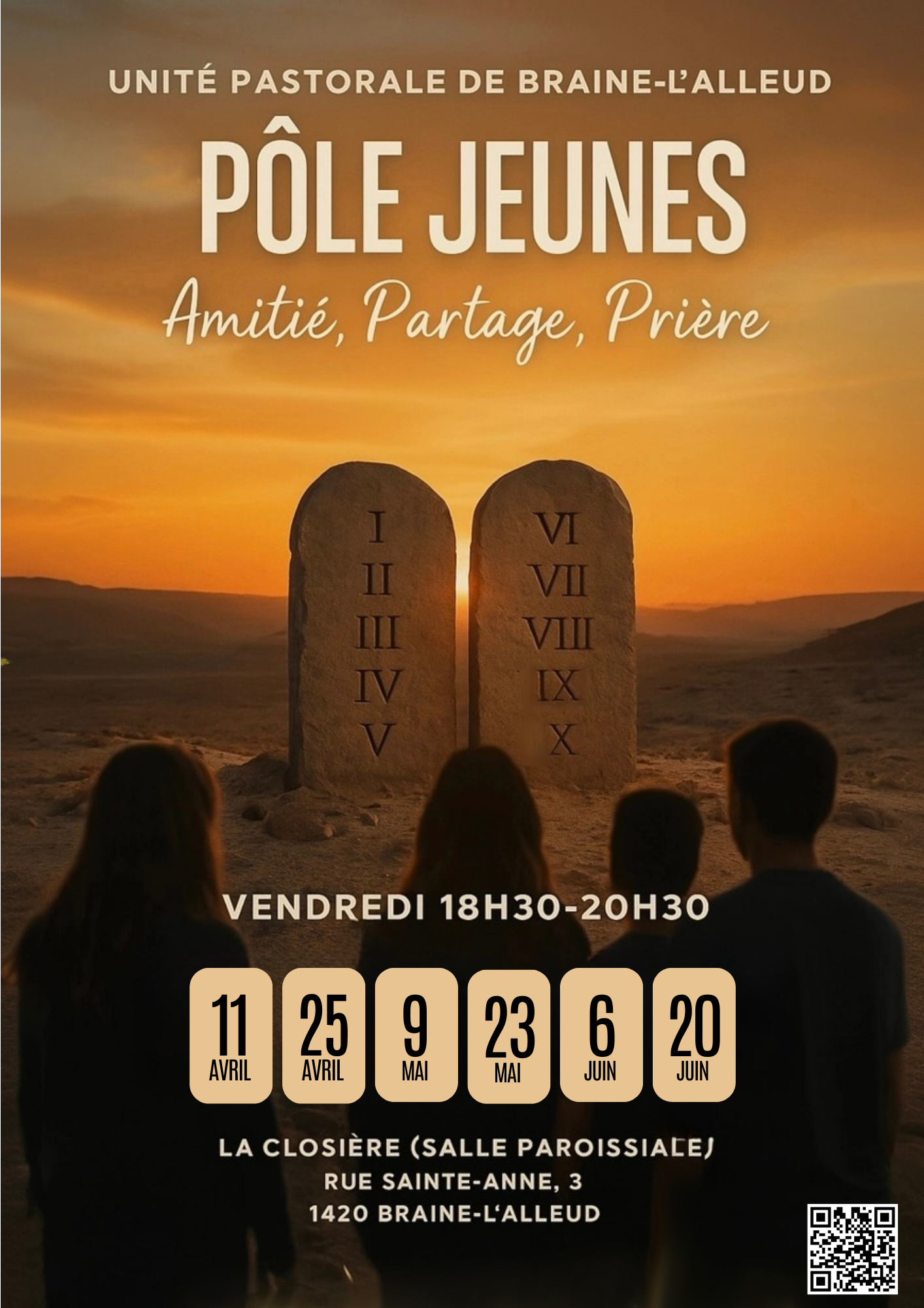Calendrier Pôle Jeune 2025